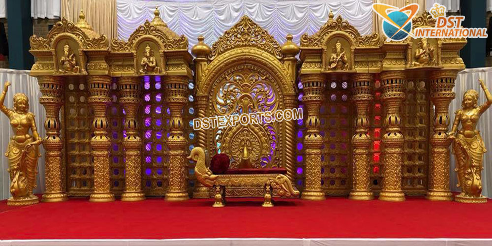 Grand Manavarai Tamil Hindu Wedding Stage