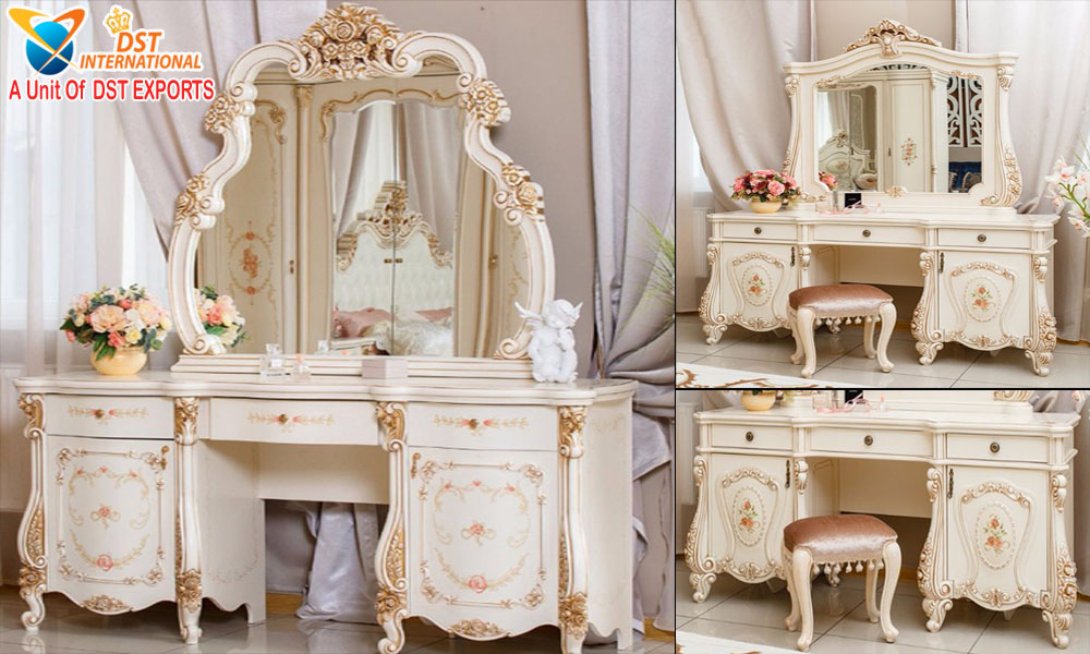Latest Design Luxury Dressing Table, Dressing Table With Mirror Latest Design