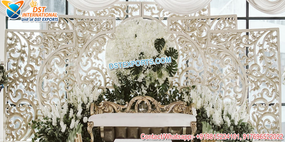 New Design Wedding Silver Backdrop Panels Wedding Stages
