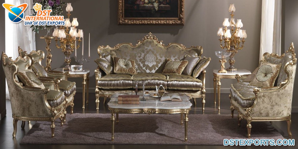 Luxury French Style Drawing Room, French Living Room Furniture