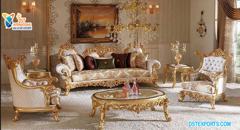 Maharaja Hand Carved Living Room Furniture