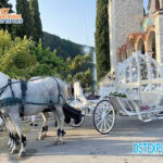 Classical White Wedding Cinderella Carriage