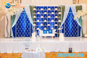 Indian Wedding Reception Stage Candle Walls