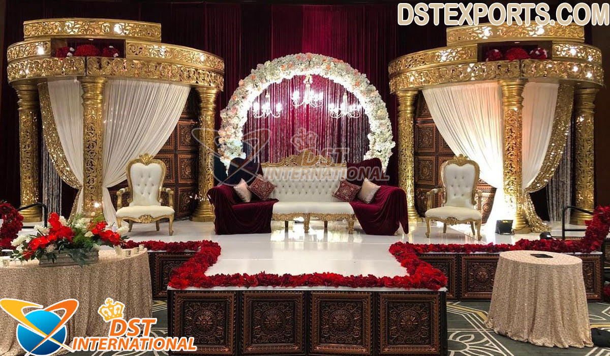Gorgeous Indian Style Wedding Stage Decoration 