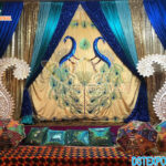 Muslim Heena Function Handmade Backdrop Curtain