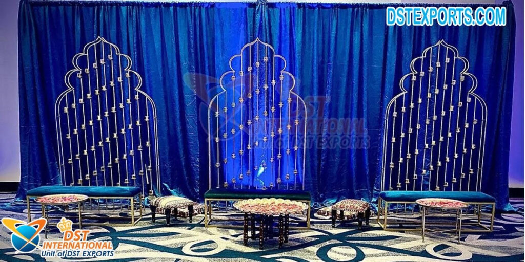 Muslim Wedding Stage Candle Wall Decoration