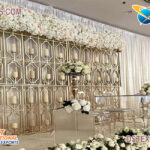Ravishing Wedding Stage Backdrop Candle Walls