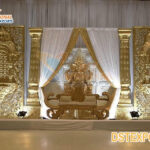 South Indian Ganesha Theme Stage Setup