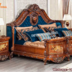 Indian Maharaja Style Carved Antique Bed