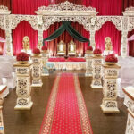 Open Style Bollywood Pillar Wedding Mandap
