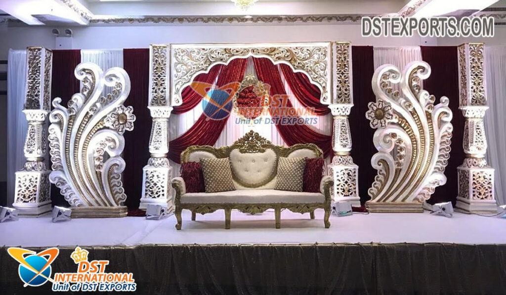 Tamilian Wedding Reception Stage Decoration