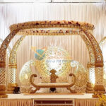 Traditional Telugu Wedding Fiber Mandap