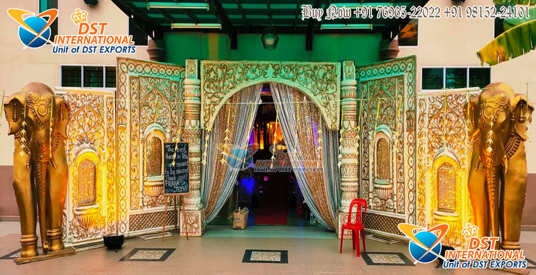 South Indian Grand Wedding Entrance Setup