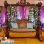 Wedding Stage Wooden Carved Heavy Swing