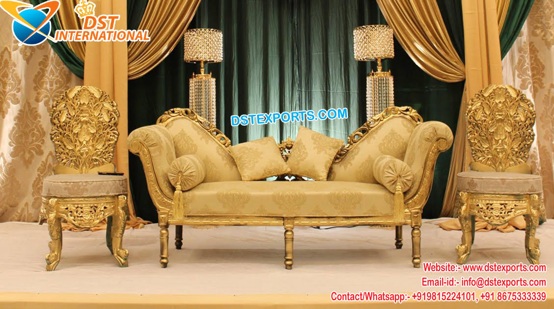 Pakistani Wedding Decor Stage Sofa Set