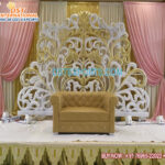 Floral Carved Frp Frame For Wedding Stage