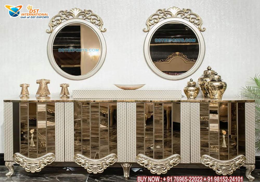French Look Modern Console Table With Mirror