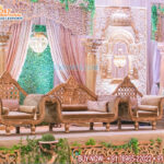 King Queen Wedding Sofa Set For Stage