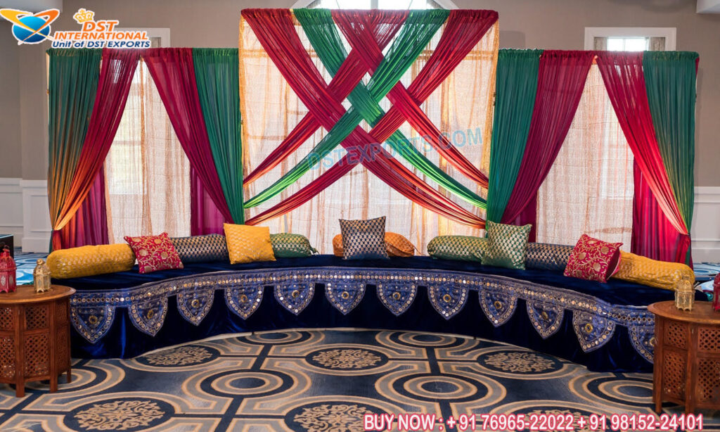 Pakistani Heena Function Seating Arrangement Setup